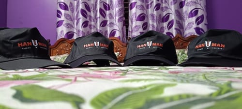 Customer photo review of Customized Caps | Customized With Your Company Logo