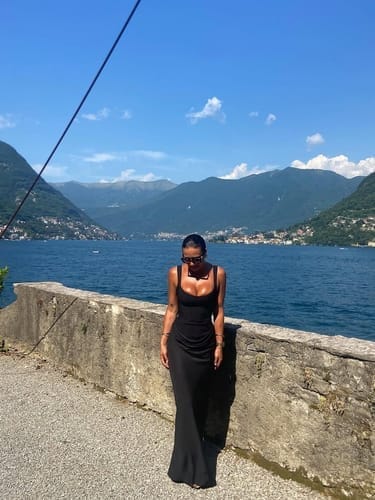 Customer photo review of Cornelia Maxi Dress