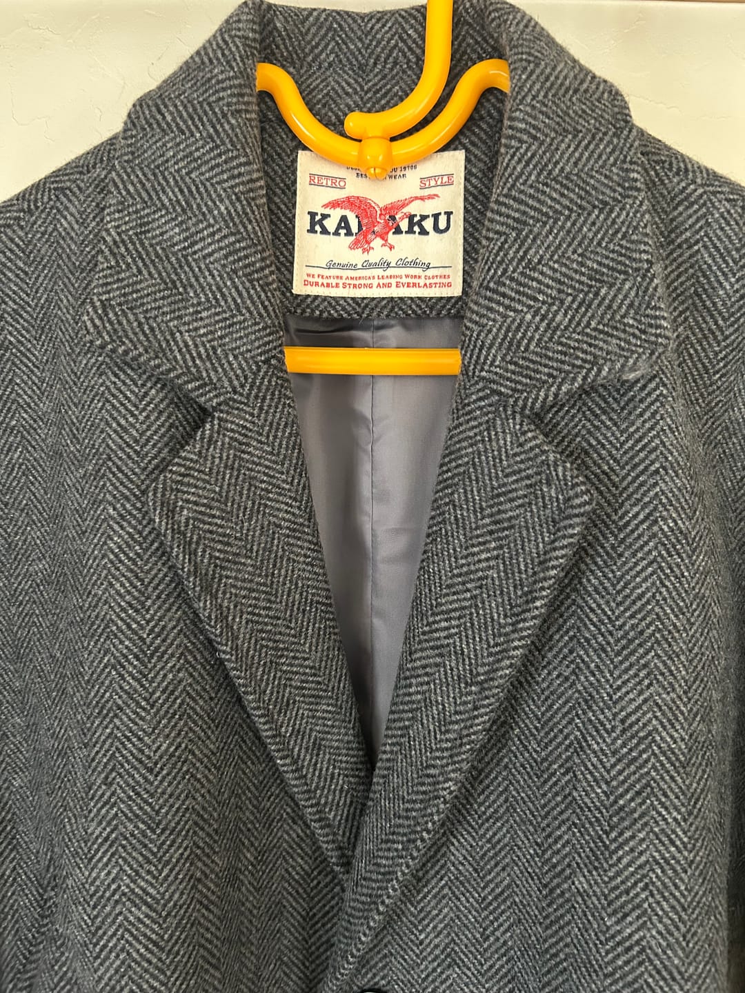 Customer photo review of Business&Casual　ヘリンボーンウール混ツイードロングコート
