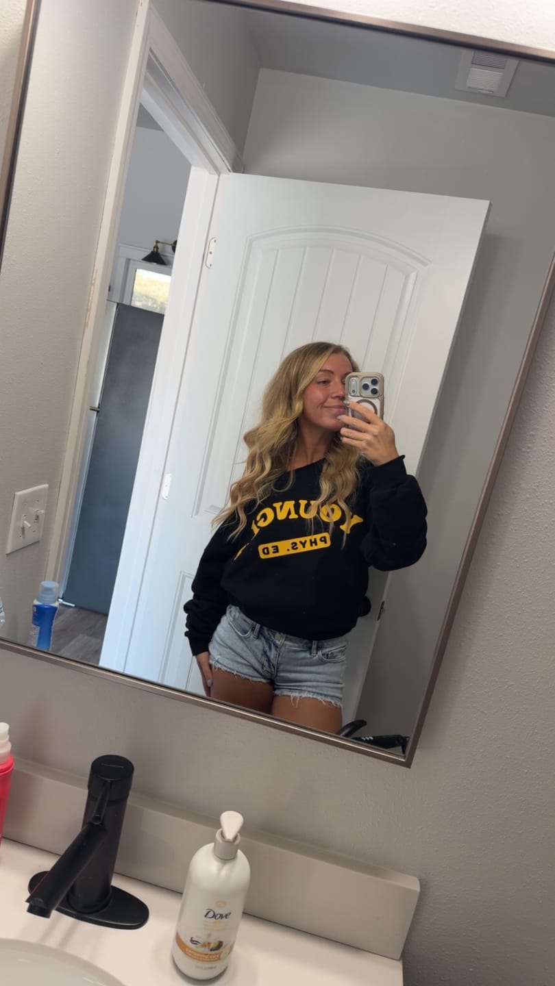 Customer photo review of W5198 - P.E. Crewneck