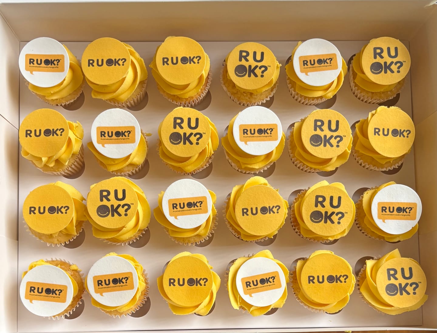 Customer photo review of R U OK Day - Edible Icing Images - Pre-cut