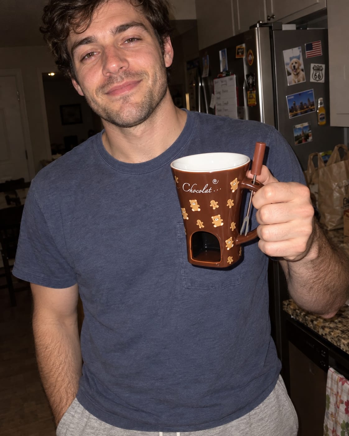 Customer photo review of Mini Fondue Mug