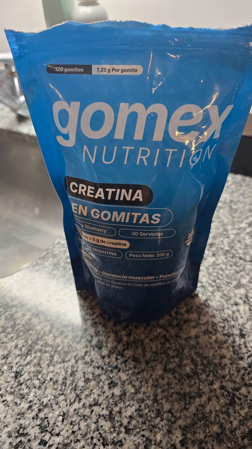 Customer photo review of Gomitas de Creatina GOMEX | 5g por Dosis, Sin Polvos