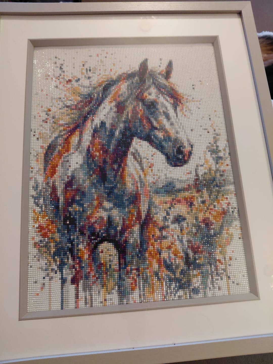 Customer photo review of Wildflower Horse (Diamond Painting)