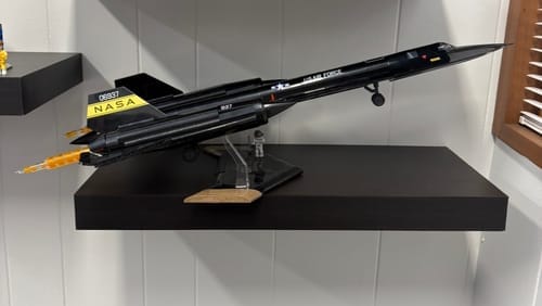 Customer photo review of COBI EXECUTIVE EDITION Lockheed SR-71 Blackbird : Set #5890
