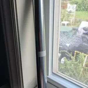 Customer photo review of Protezione Privacy Pellicola Vetri Effetto Specchio One-Way