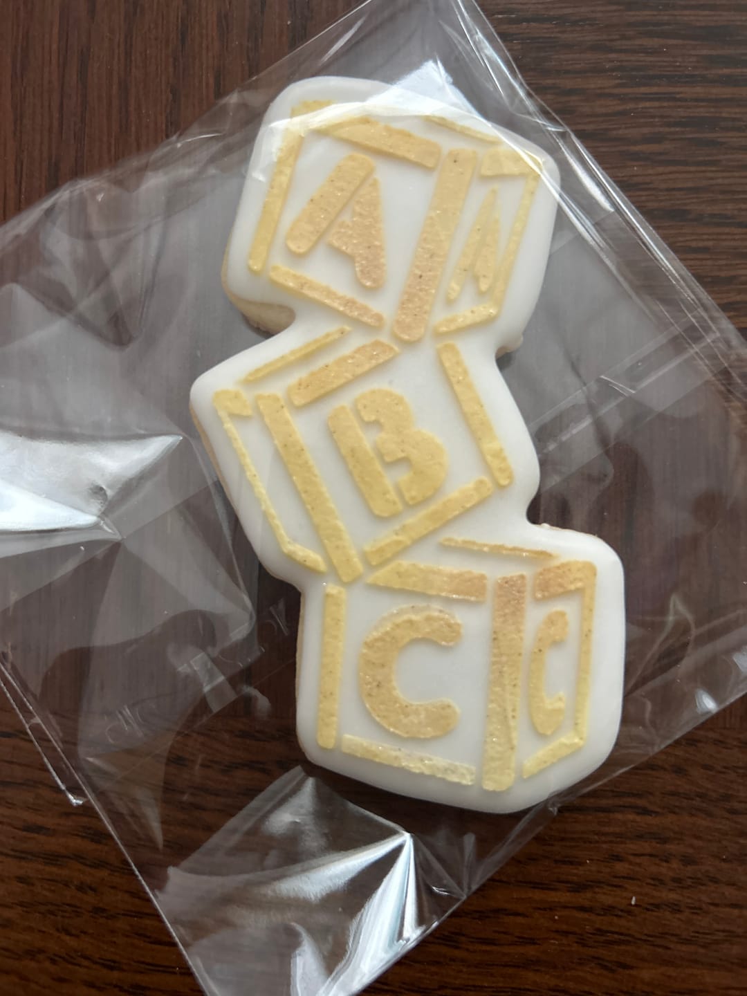 Customer photo review of Baby Blocks Cookie Cutter