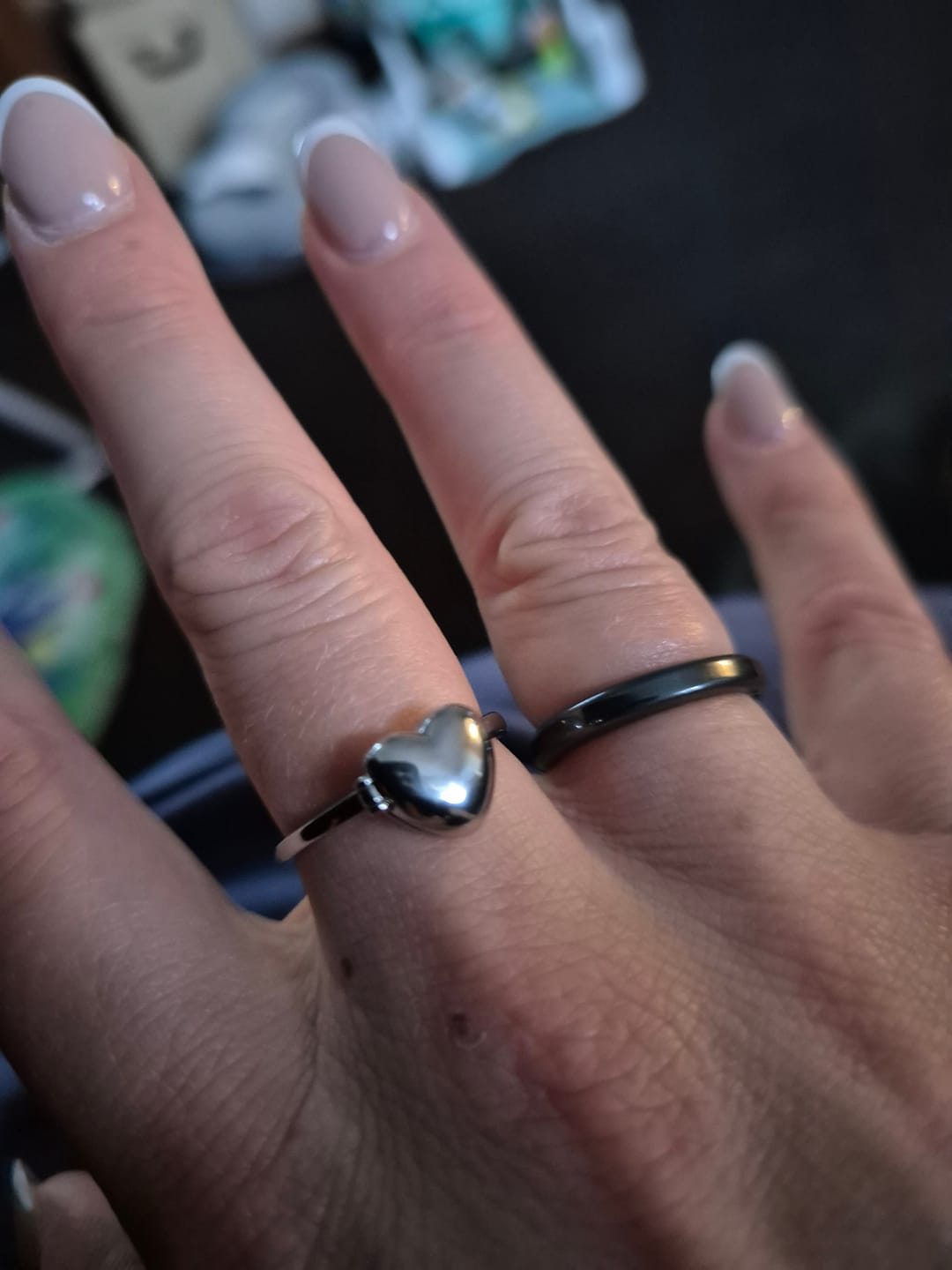 Customer photo review of Heart Locket Ring