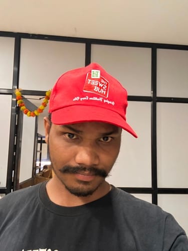 Customer photo review of Customized Caps | Customized With Your Company Logo