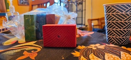 Customer photo review of 2" x 3" Colored Big Balsa Rectangles - 10 Pack