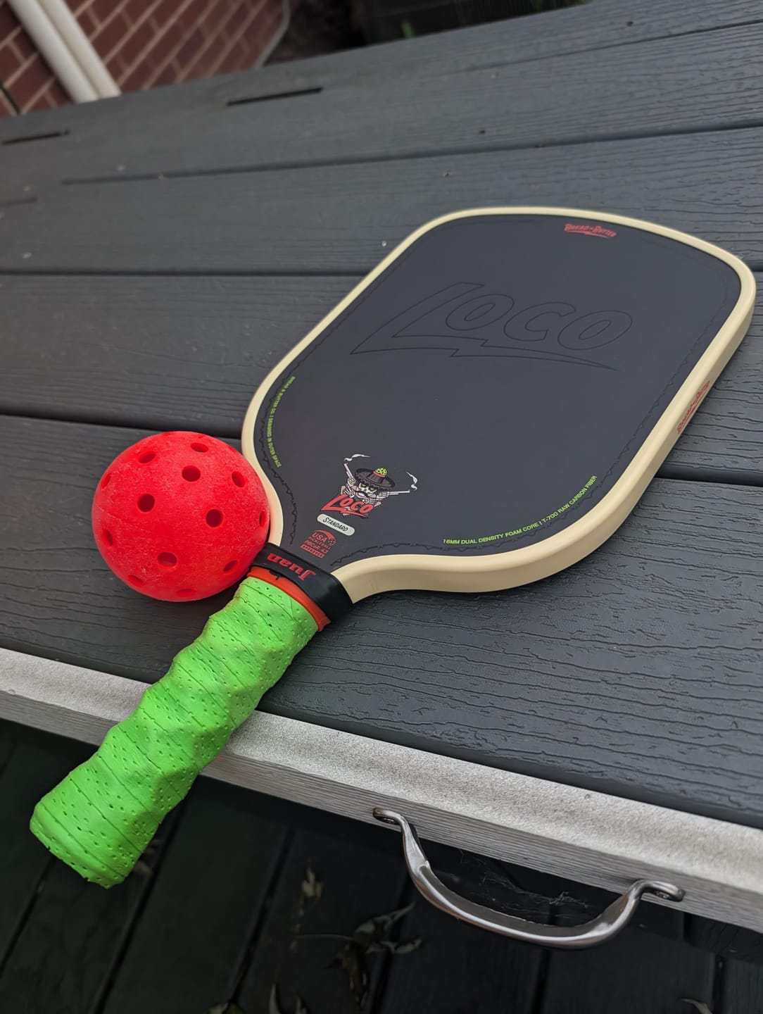 Customer photo review of The Loco 16mm Pickleball Paddle Standard (Paddle only)