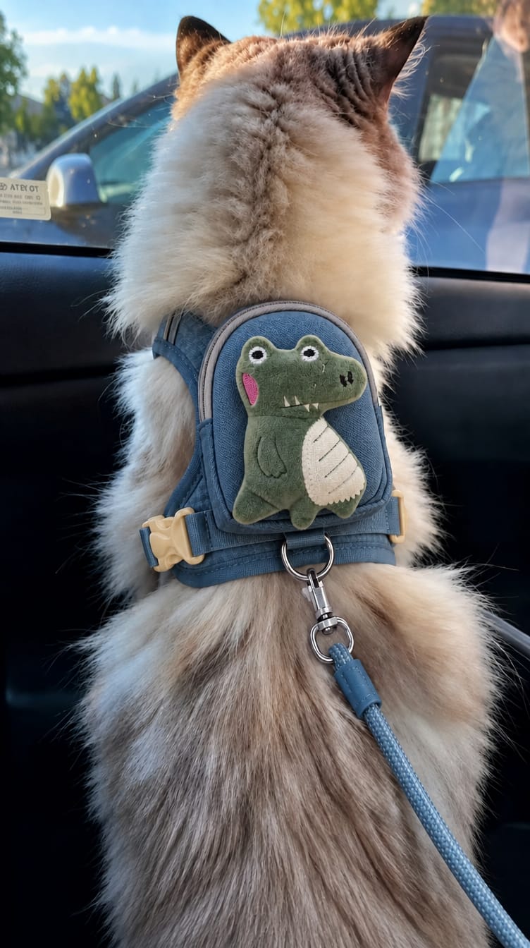 Customer photo review of WUFFLE™ Pet Backpack Harness V2