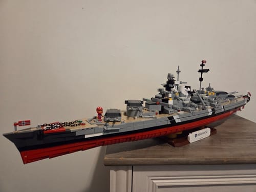 Customer photo review of COBI Battleship Bismarck: Set #4860
