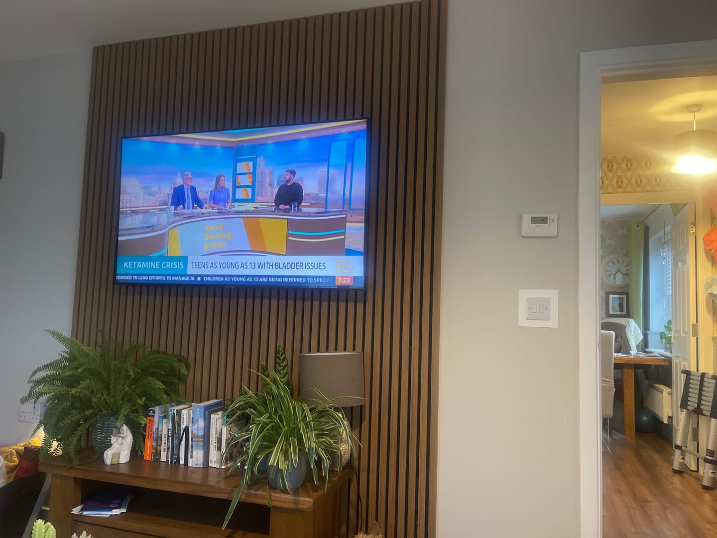 Customer photo review of Natural Oak Acoustic Wall Panel