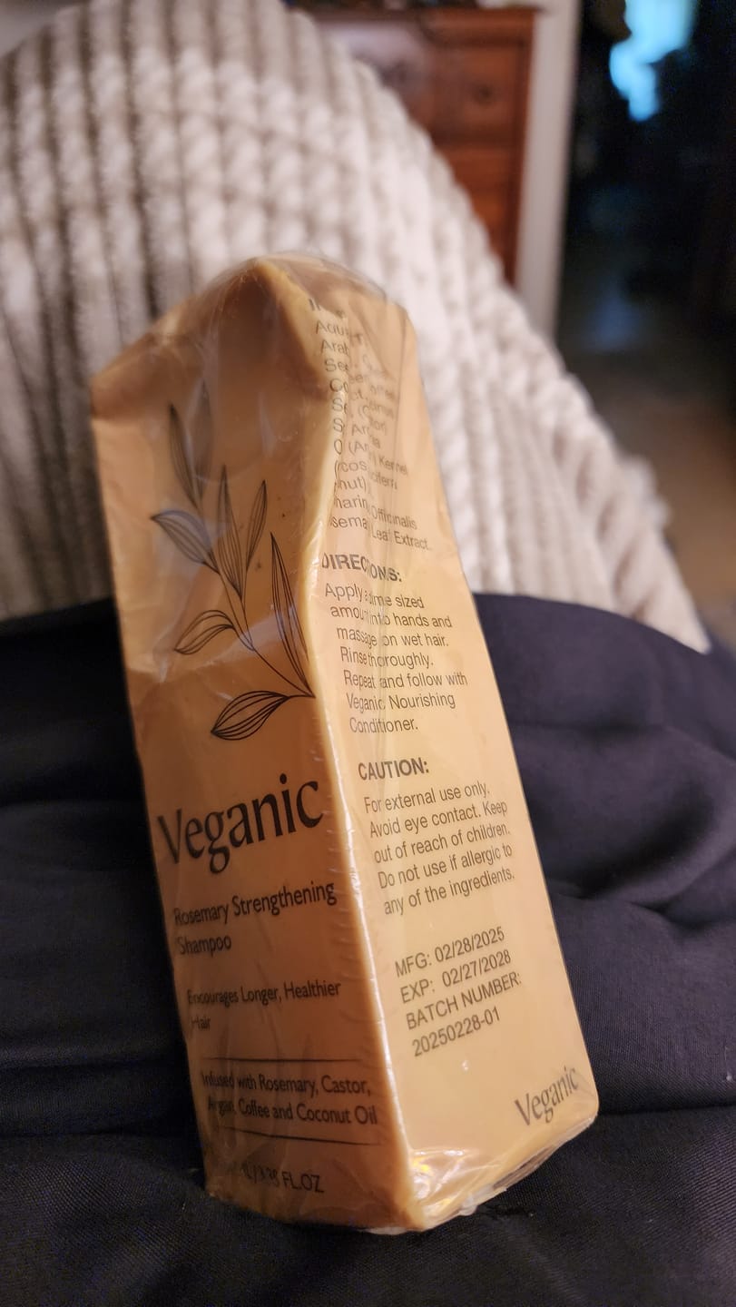 Customer photo review of Rosemary Shampoo & Conditioner Bundle