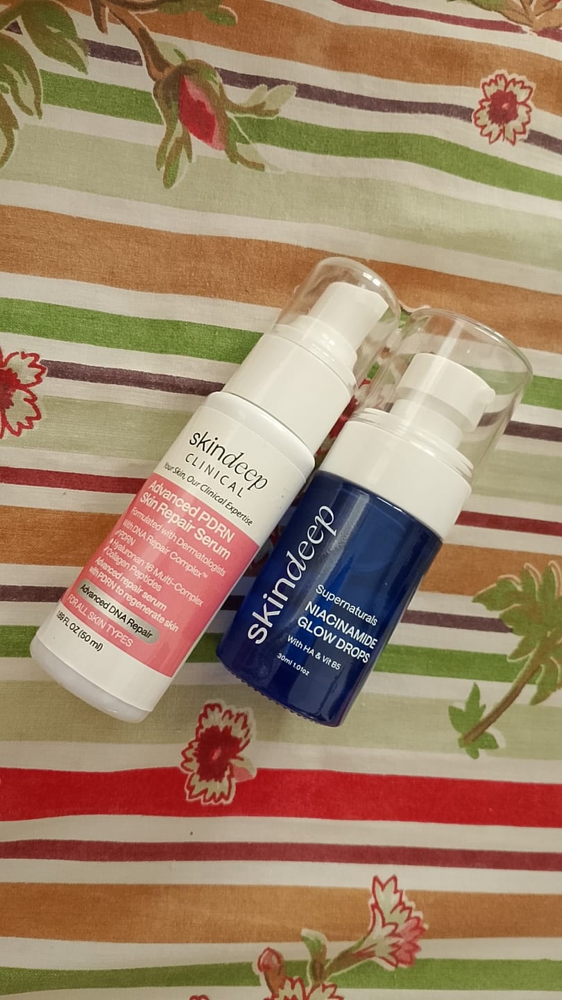 Customer photo review of NIACINAMIDE GLOW DROPS - with HA & Vit B5