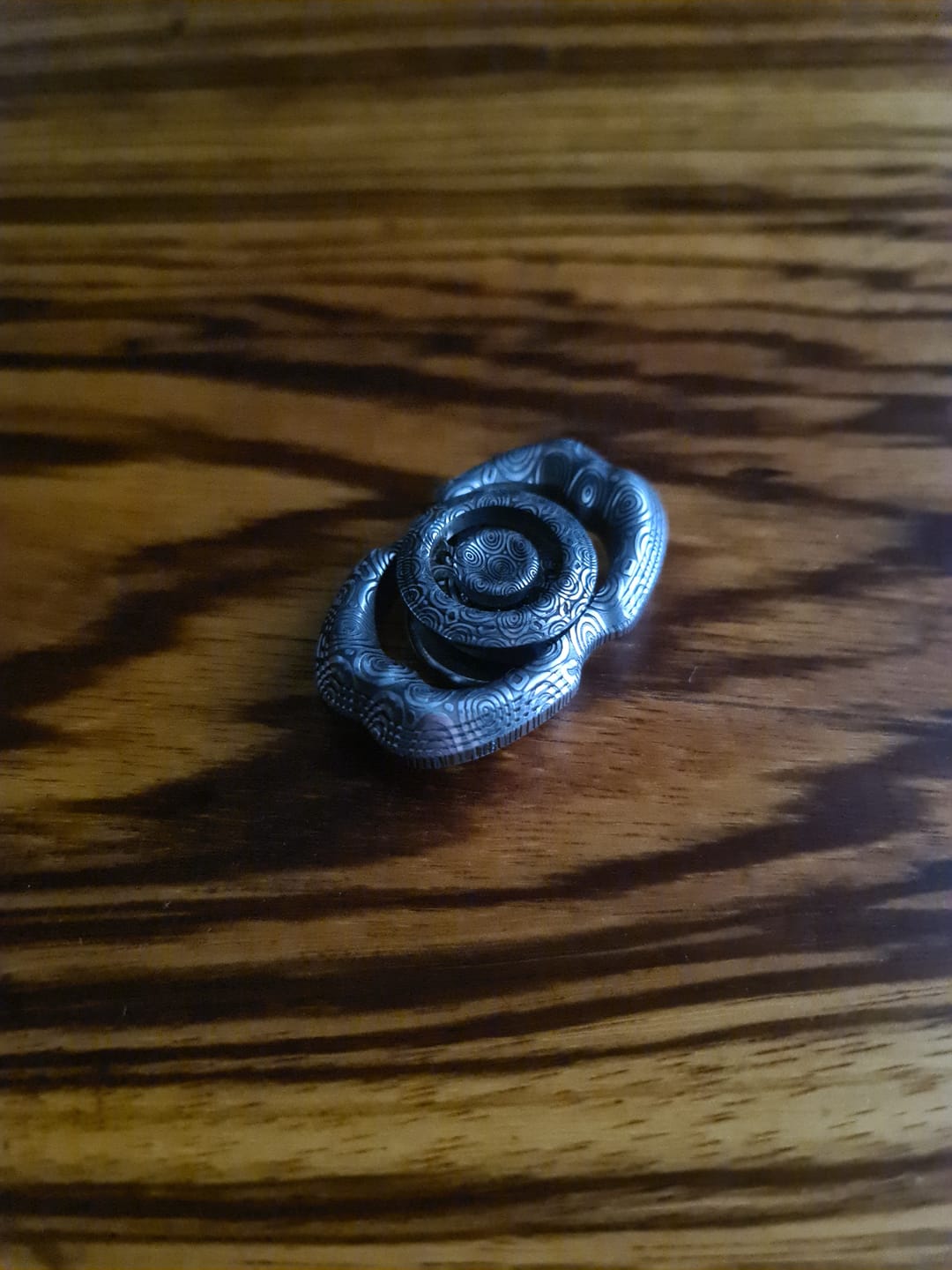 Customer photo review of Obsidian Crystalized Stainless Steel