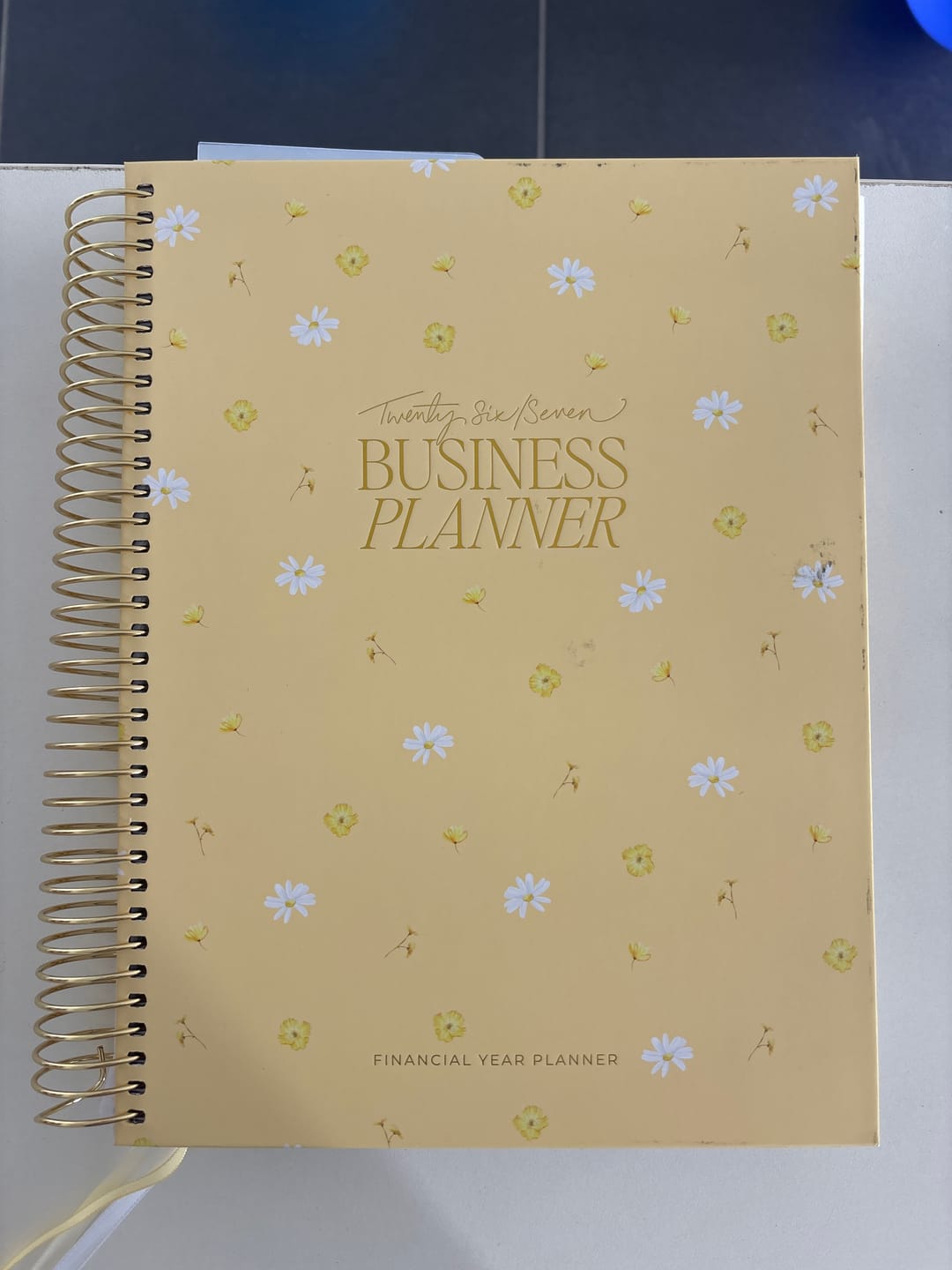Customer photo review of 2026/27 Financial Year Business Planner - Daisy Yellow