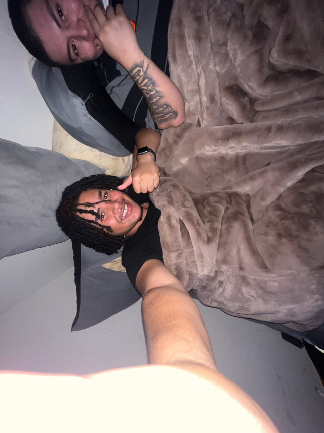 Customer photo review of Lush Milk Chocolate Blanket