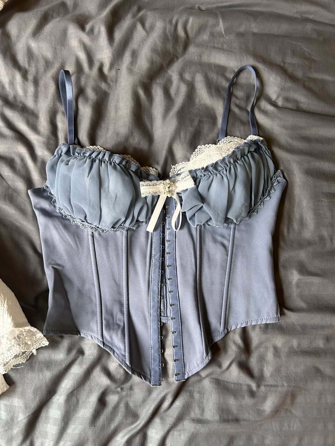 Customer photo review of Rosette Lace Camisole Top