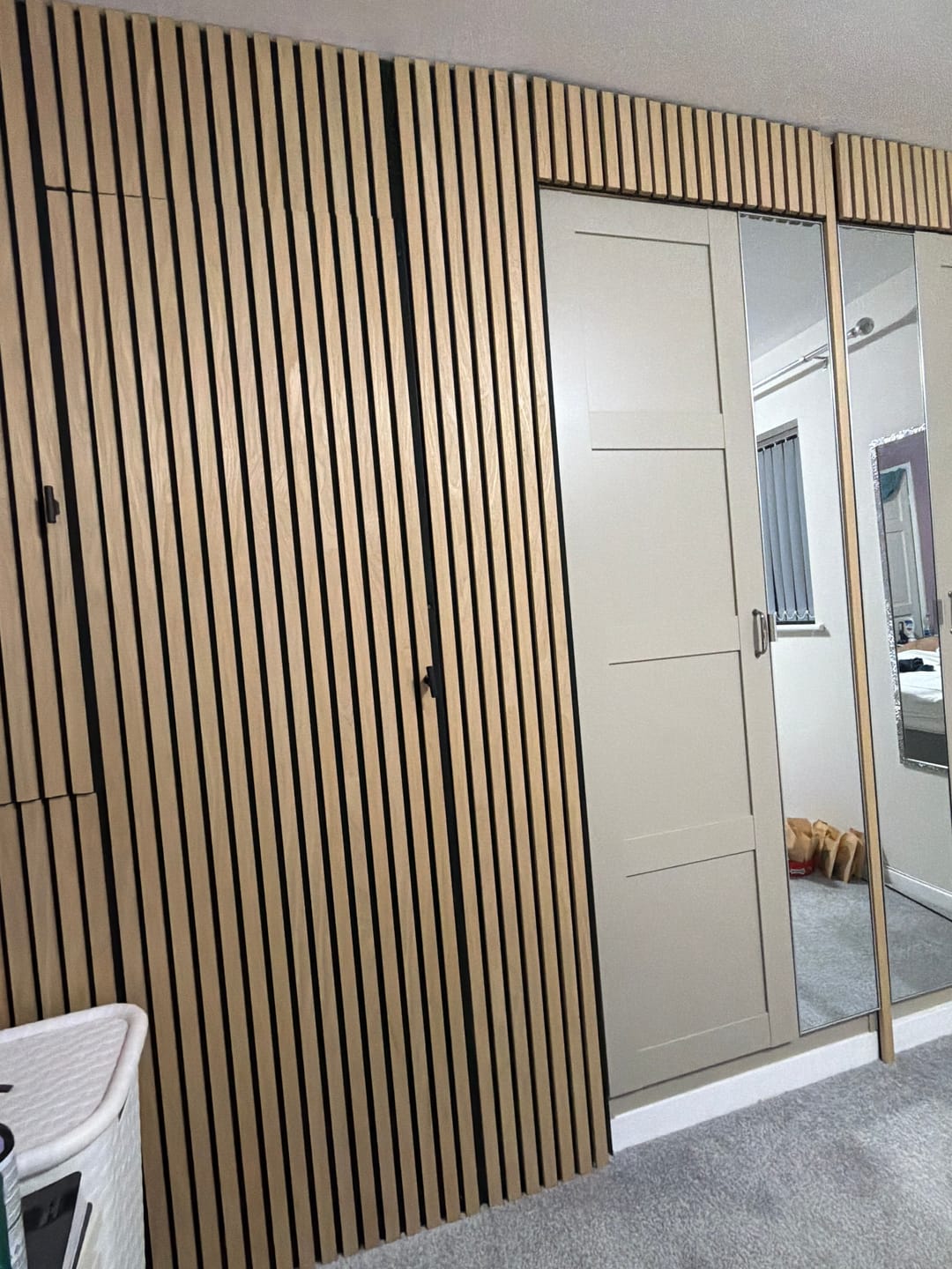 Customer photo review of White Ash Acoustic Wall Panel
