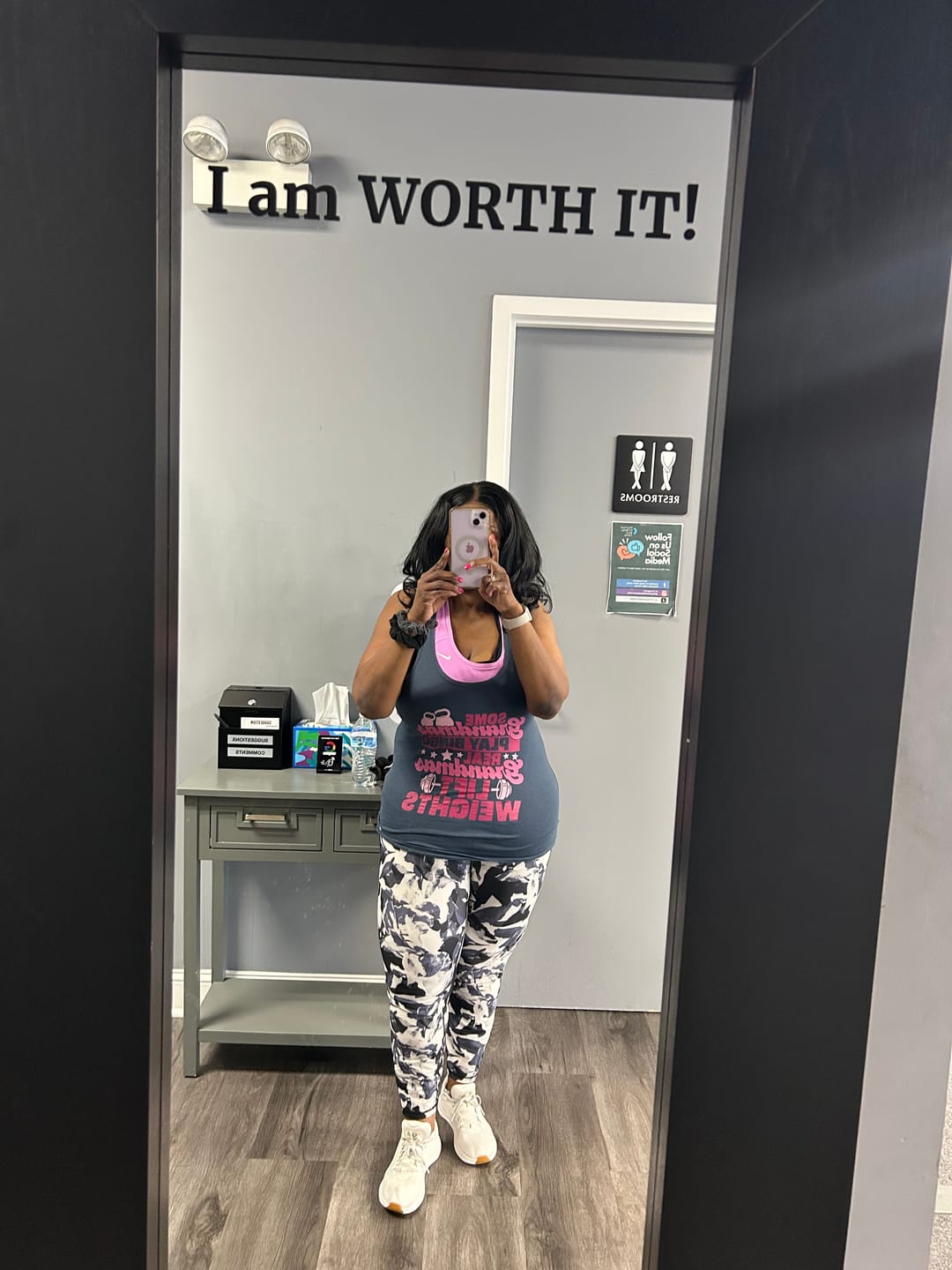 Customer photo review of Some Grandma's Racerback Tank