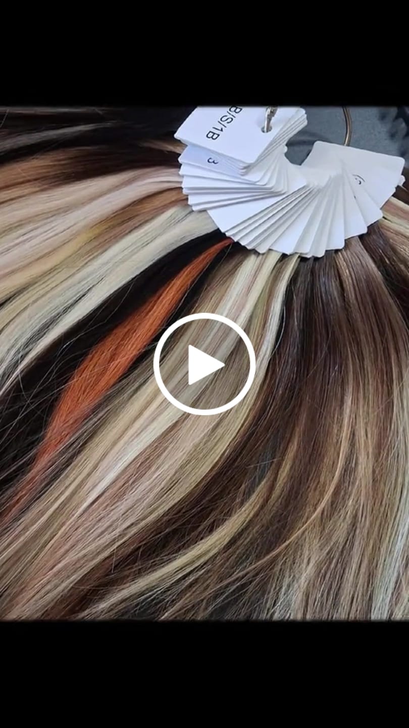 Customer video review of Virgin Human Hair Color Swatch Ring 30 Colors