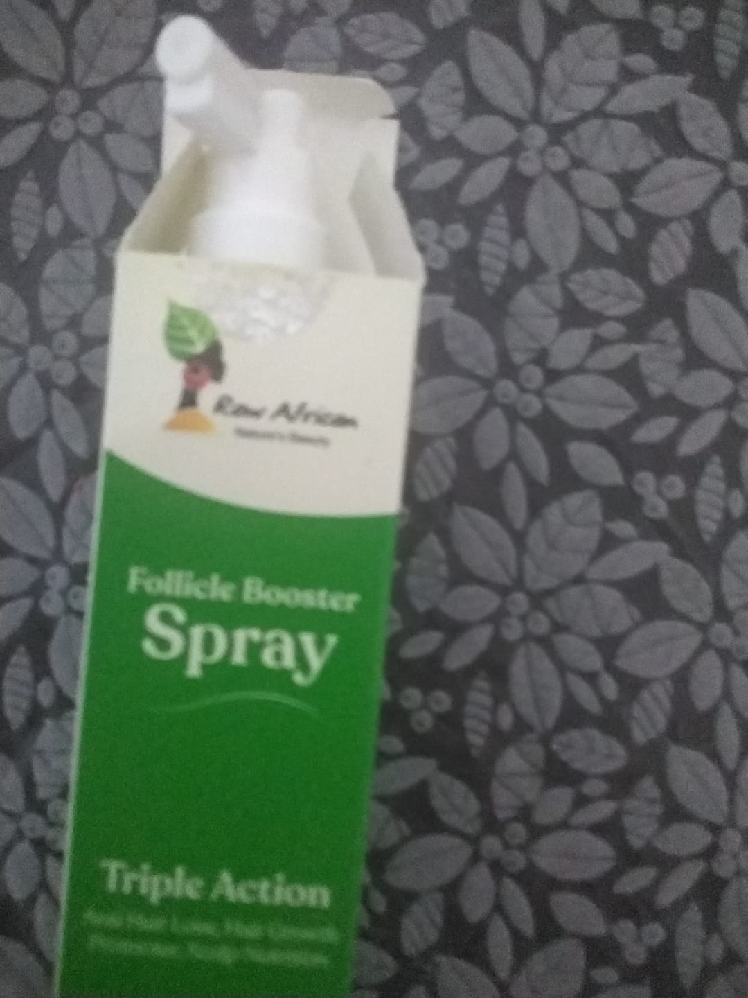 Customer photo review of Follicle Booster Redensyl Daily Spray