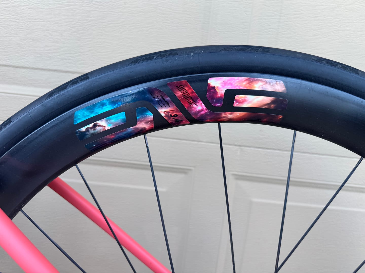 Customer photo review of Custom ENVE SES 3.4 Rim Decals