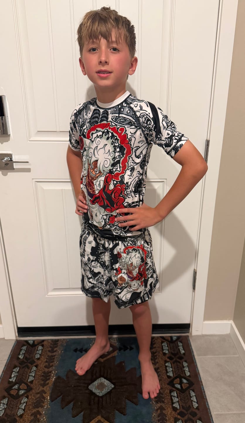 Customer photo review of White Gear 5 Two In One Training Shorts
