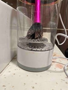 Customer photo review of SUGENZA Lume™ | Otomatik Makyaj Fırçası Temizleyici