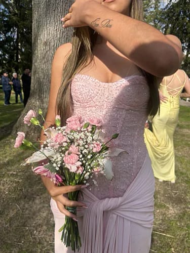 Customer photo review of Carina Maxi Dress