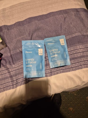Customer photo review of Extra Strength Energy & Focus Mints