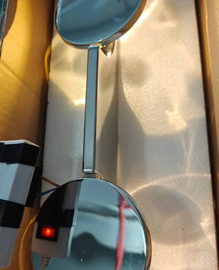 Customer photo review of Applique murale vagues lumineuses