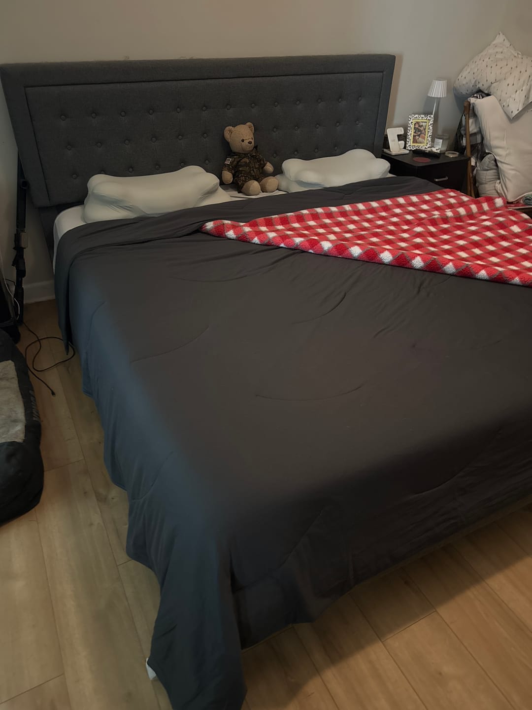 Customer photo review of CloudCool Cooling Comforter