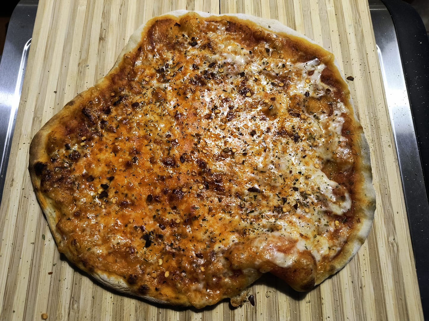 Customer photo review of 12" Wood Pellet Pizza Oven (Clearance)