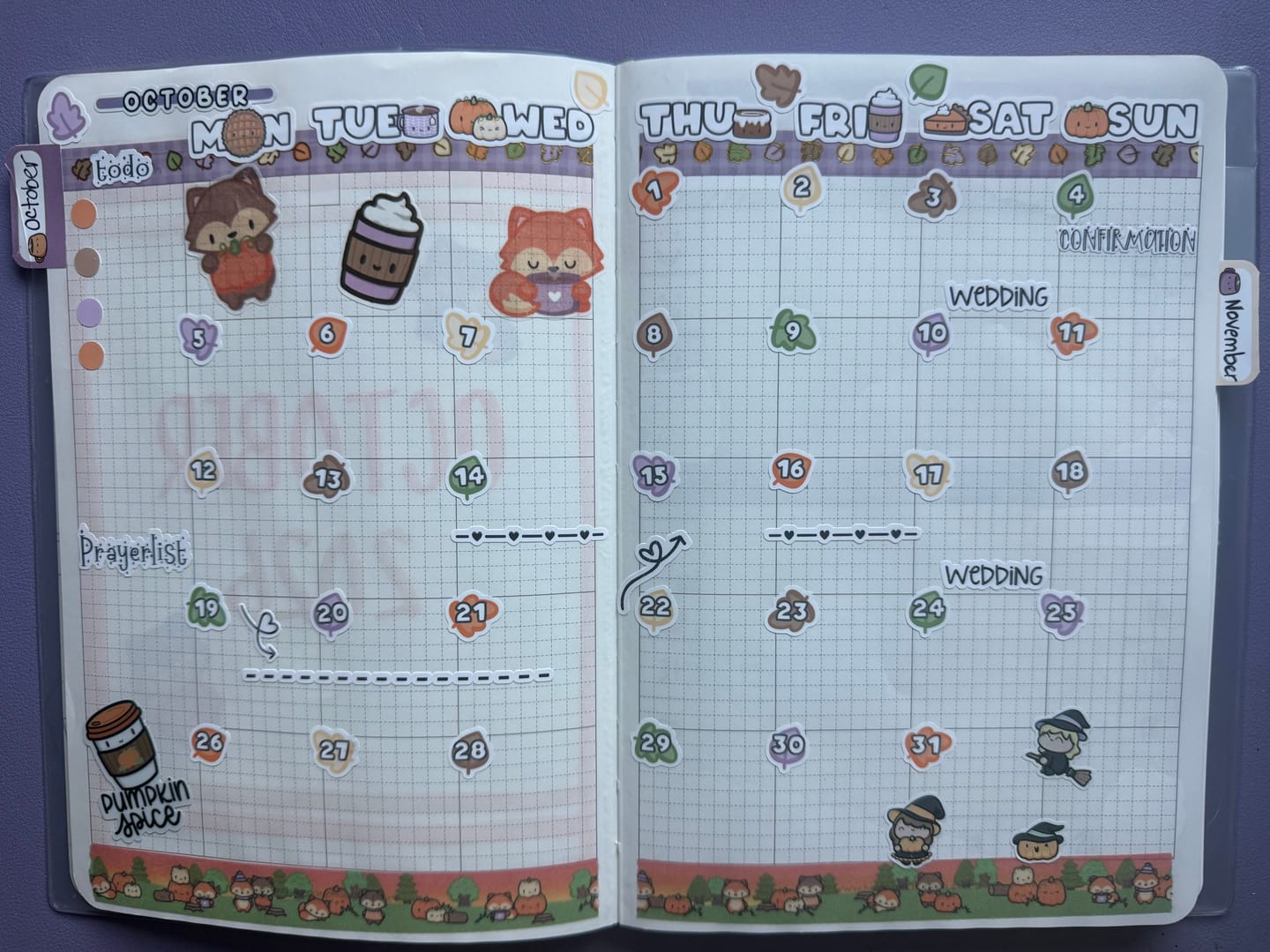 Customer photo review of Magical Witches Planner Stickers