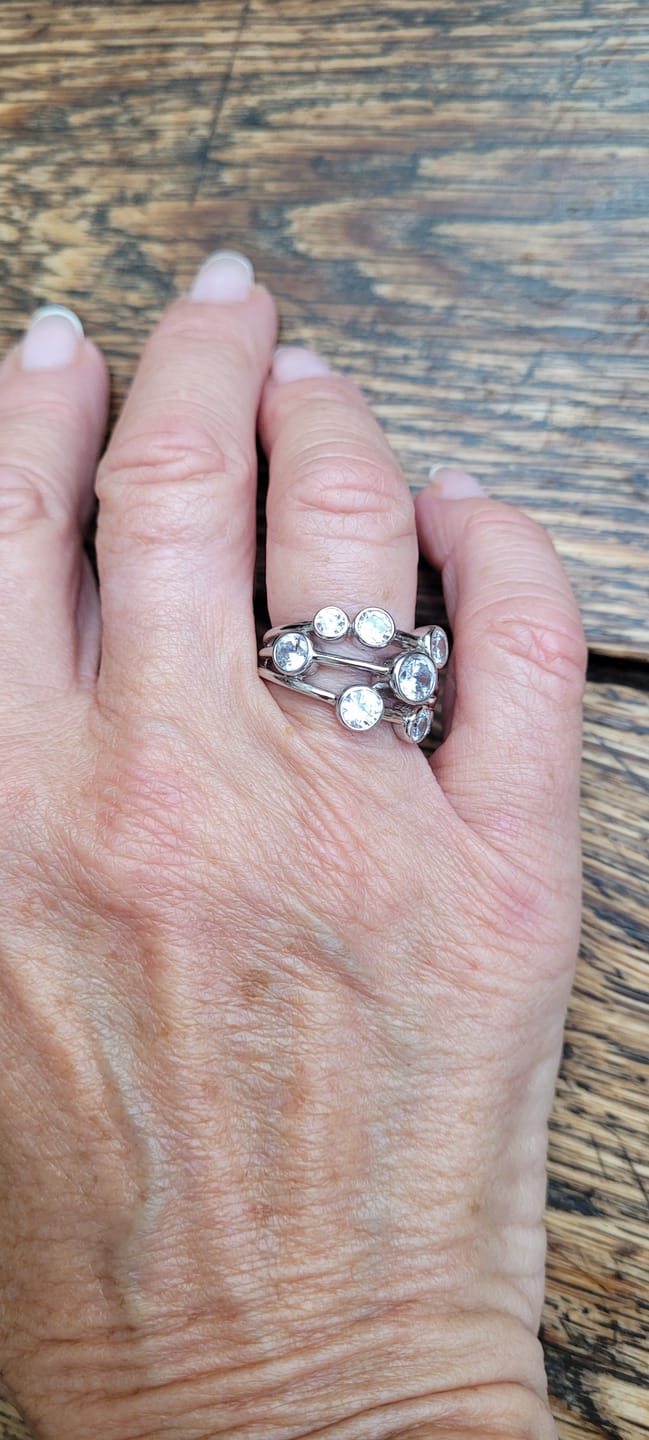 Customer photo review of The Silver Galaxy Ring