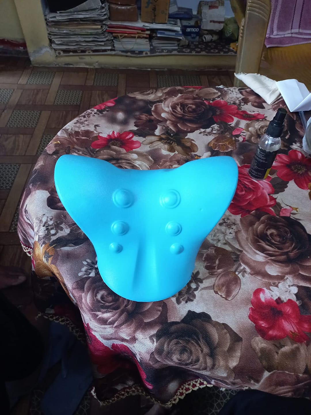 Customer photo review of NeckEase™ Cervical Neck Relaxer — Ergonomic Pain Relief Pillow