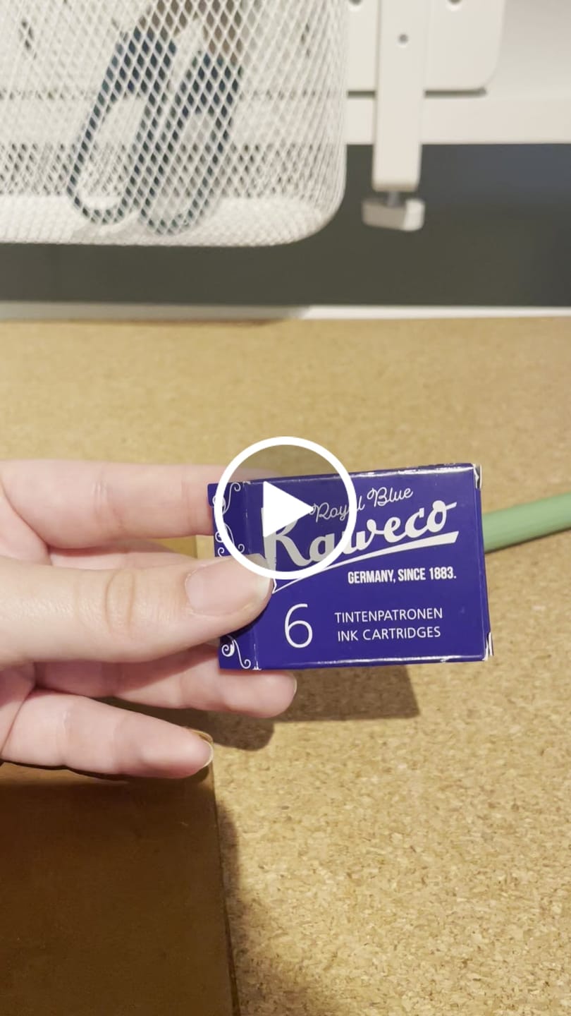 Customer video review of Kaweco Fountain Pen Blekkpatroner (6-pakk)