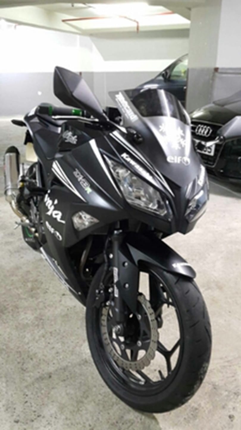 Customer photo review of ---AUSTOCKING---Fit Kawasaki Ninja 400 CHAMELEON PURPLE Fairing Kit