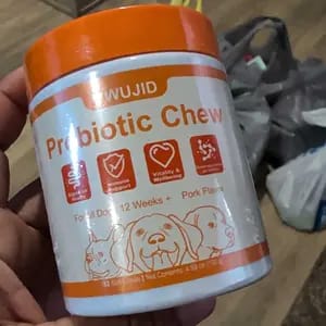 Customer photo review of Supporto Immunitario Cane Multivitaminico 8-in-1 con Probiotici