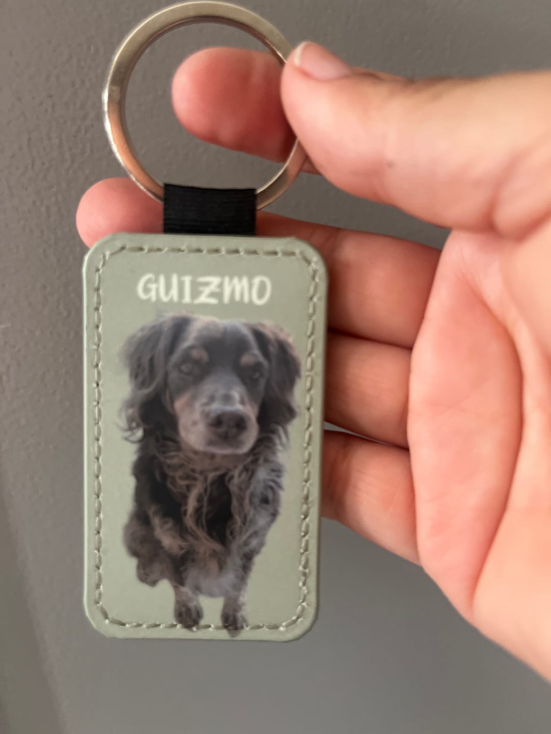 Customer photo review of Portrait d'animal - Porte-clés personnalisé