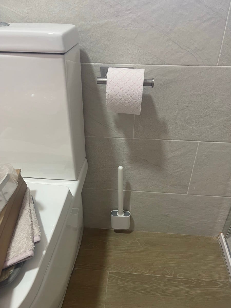 Customer photo review of Clean Silicone Toilet Brush