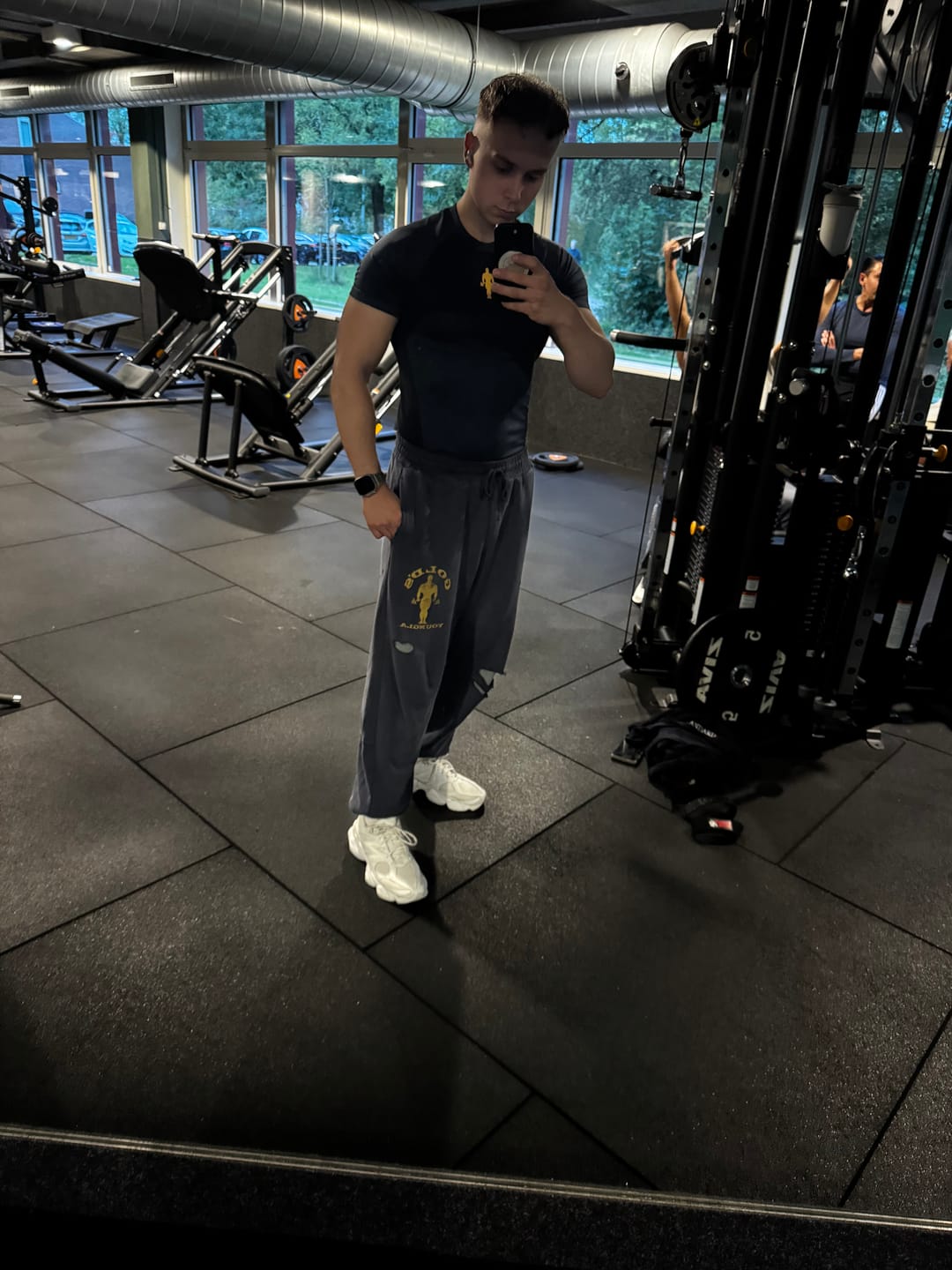 Customer photo review of 4286 - Gold's Iron Legacy Compression Tees