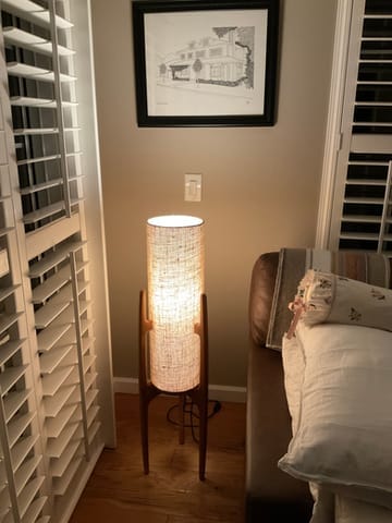 Customer photo review of Rocketlamp | Floor Lamp | Black Walnut