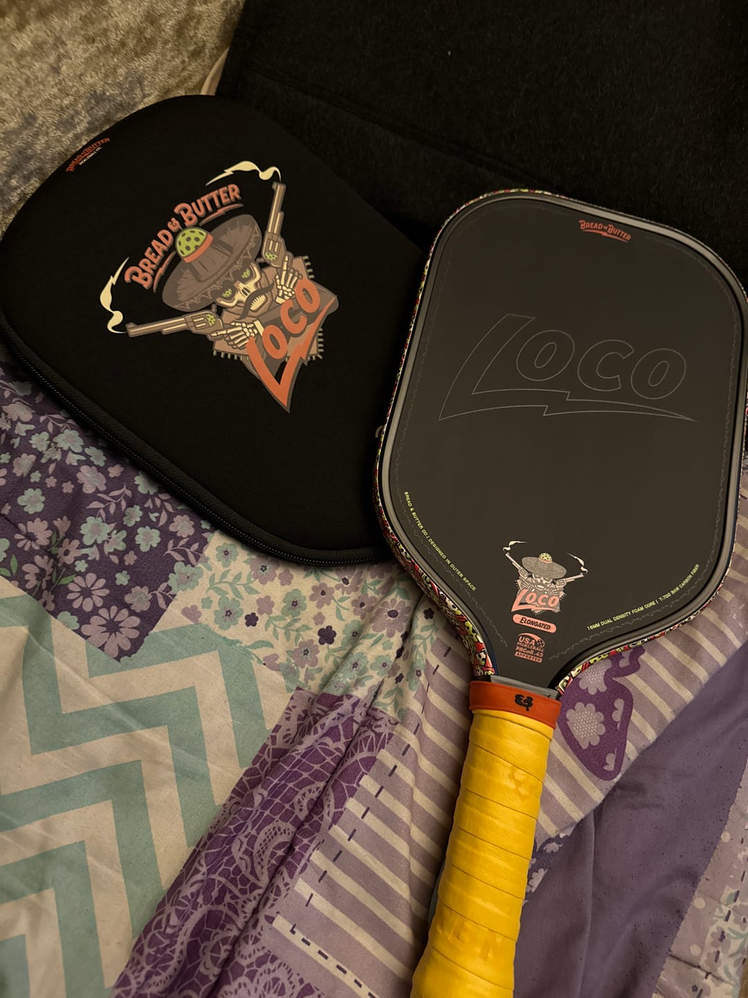 Customer photo review of The Loco 16mm Pickleball Paddle Elongated (Paddle only)