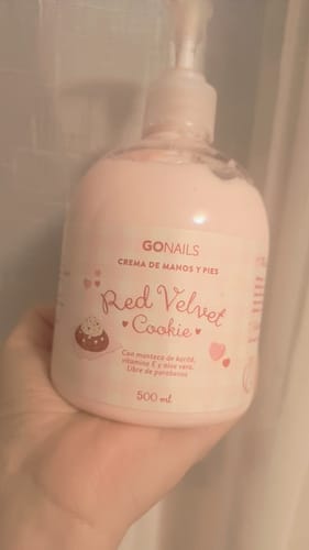 Customer photo review of Crema de Manos y Pies - Red Velvet 500 ml EDICIÓN LIMITADA