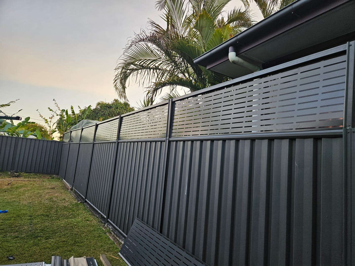 Customer photo review of Fence extensions for Colorbond fences (Standard Fence Extension Kit)