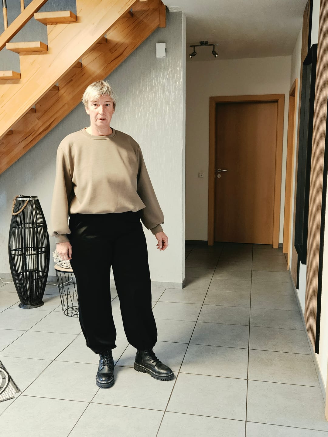 Customer photo review of Butterstoff Ballon Hose schwarz